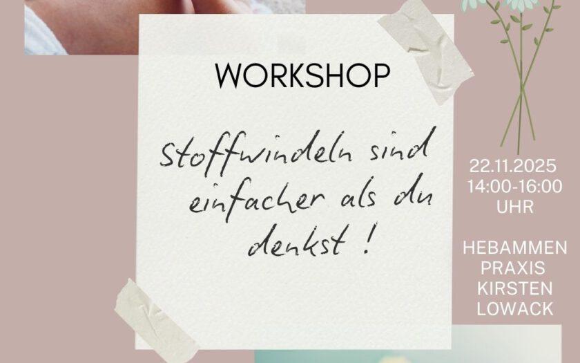 Ankündigung Workshop Stoffwindeln